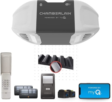 Chamberlain B2405 Smart Remote Control and Keypad Wall Mounted Opener