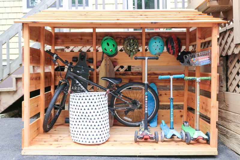 DIY Bike Storage Shed