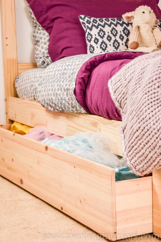 DIY under bed storage