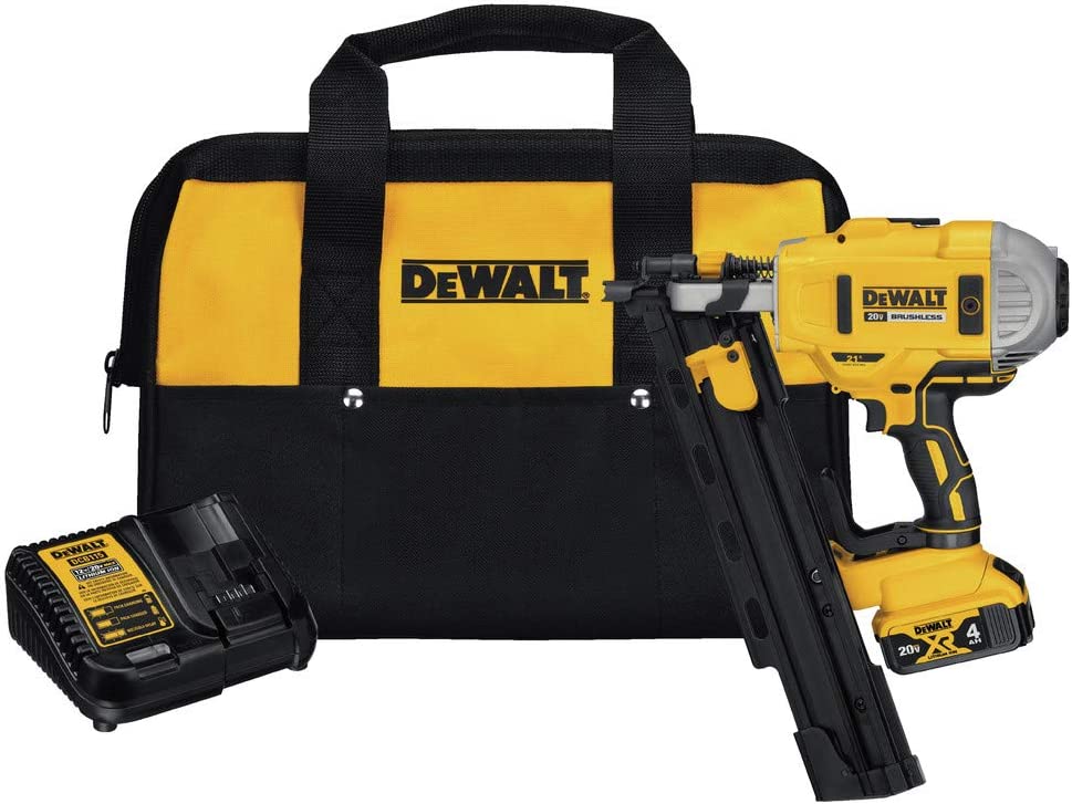 DeWalt 20-Volt MAX 21° Cordless Framing Nailer