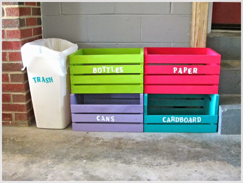Easy D.I.Y. Home Recycling Center