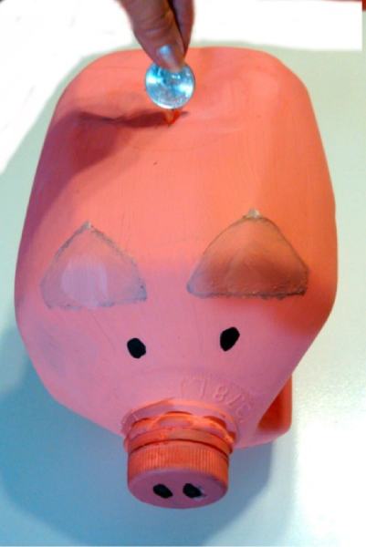 Gallon Milk Jug Piggy Bank