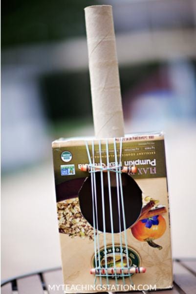 How to Make a Simple Cereal Box Guitar for Kids