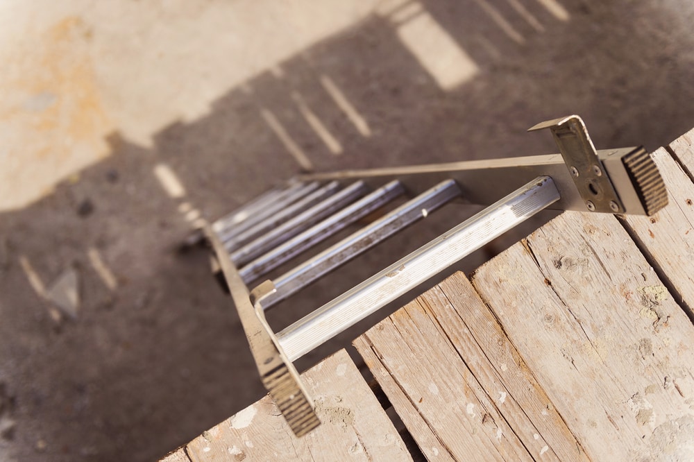 Ladder on a construction site