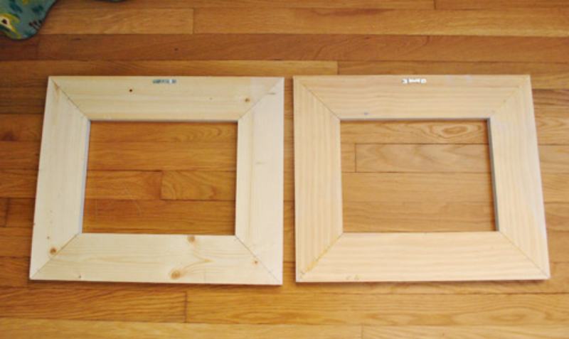 MAKING SIMPLE SCRAP WOOD PICTURE FRAMES
