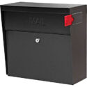 Mail Boss 7162 Wall-Mounted Locking Security Mailbox