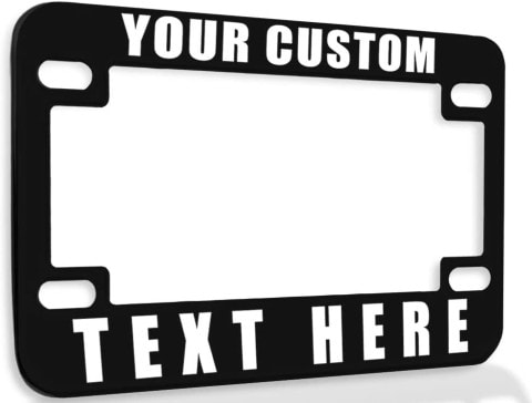 Speedy Pros Custom Bike Plate Frame