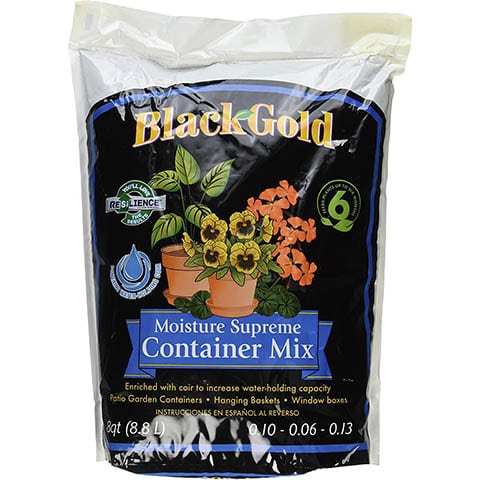 Sun Gro 1413000.Q08P 079017 Black Gold Moisture Supreme Container Mix