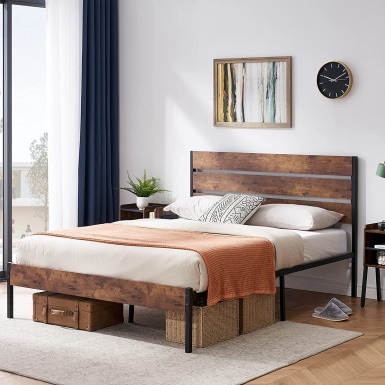 VECELO Platform Queen Bed Frame