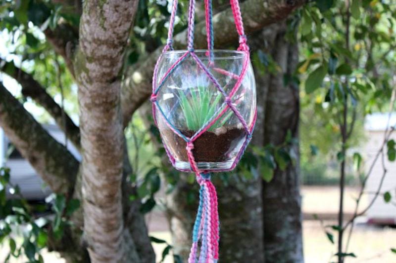 Yarn Macrame Plant Hanger