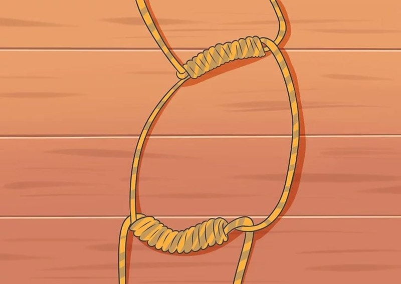 basic single rope ladder