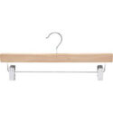 Amazon Basics Wooden Hangers with Clips