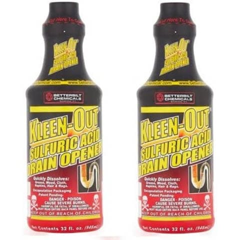 Betterbilt Chemicals Kleen-Out Sulfuric Acid Drain Opener