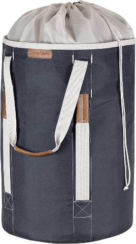 CleverMade Laundry Tote Backpack with Shoulder Straps
