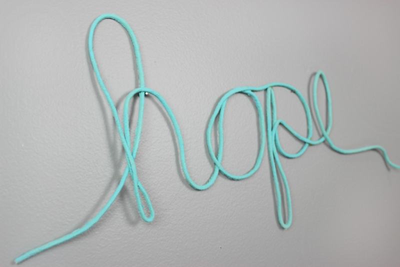 DIY ROPE WORDS