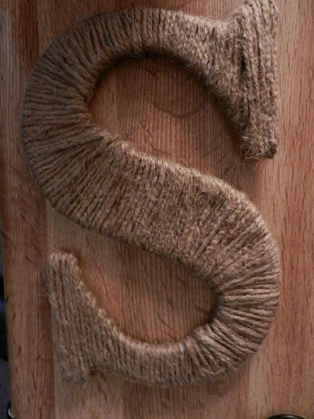 DIY_ Twine Letters