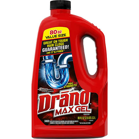 Drano Max Gel Drain Clog Remover And Cleaner For Shower Or Sink Drains 