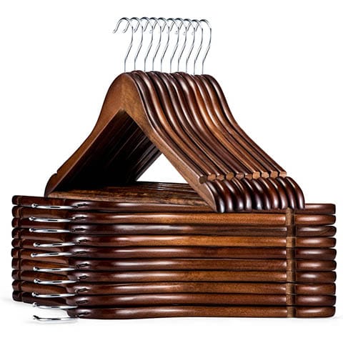 10 Best Wooden Hangers In 2024 Reviews Top Picks House Grail   HOUSE DAY Wooden Hangers 