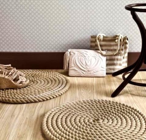 Make a DIY Round Rope Mat or Rug -Depending on how Ambitious You Are