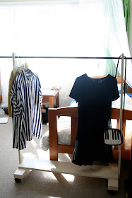 Rolling Clothes Bar by The Velvettes
