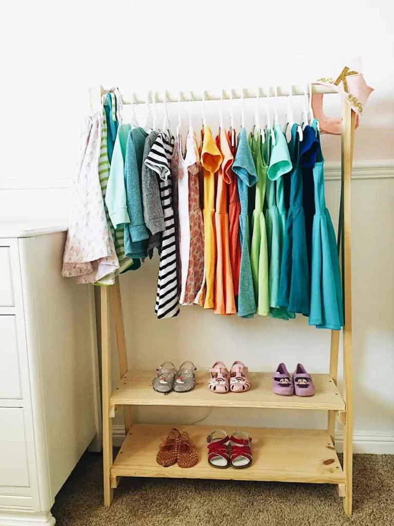 Simple Wooden Storage Rack by This Bliss Life