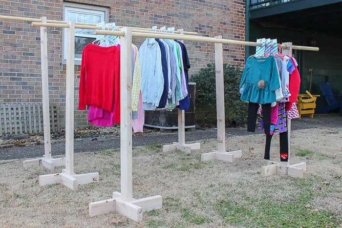 Sturdy Outdoor Racks by Rain on a Tin Roof
