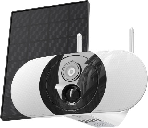 ieGeek Solar Security Cameras Wireless Outdoor, Floodlight Camera