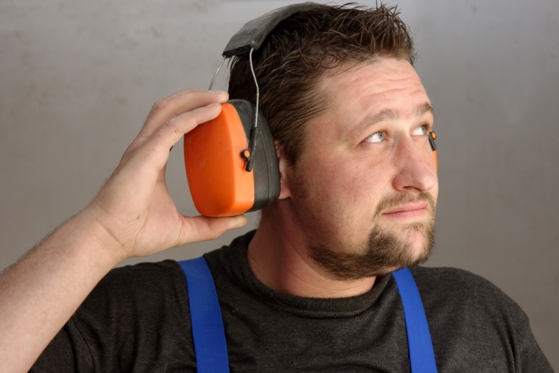 man using ear muffs_Irina Fischer, Shutterstock