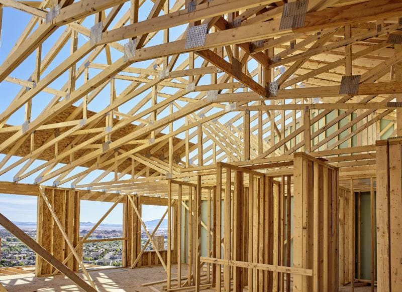 scissors truss roof