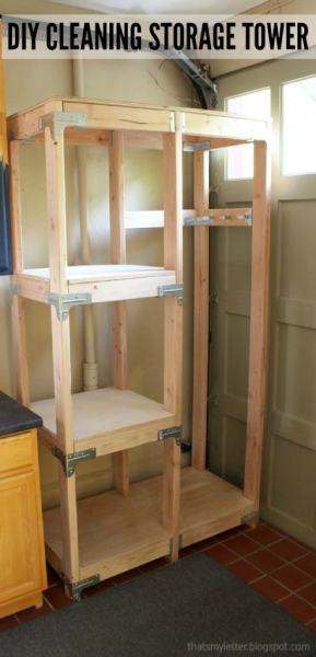 DIY CLEANING STORAGE TOWER