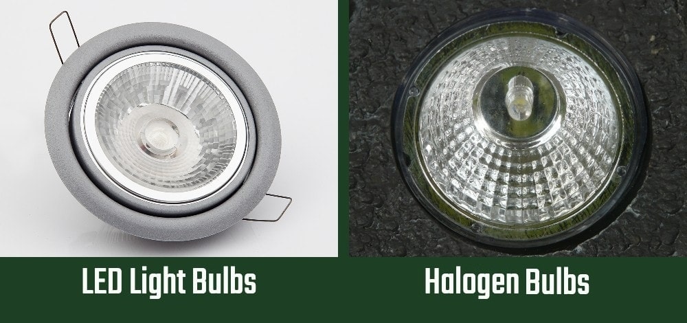 LED Light Bulbs Vs Halogen Key Differences Best Uses House Grail   LED Light Bulbs Vs. Halogen SIDE Fixed BY SIDE 