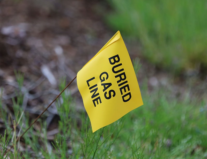 yellow utility flag