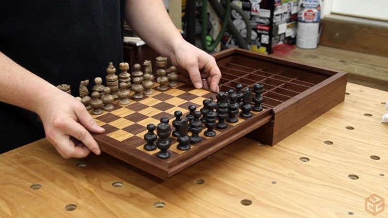 Custom Chess Board and Box