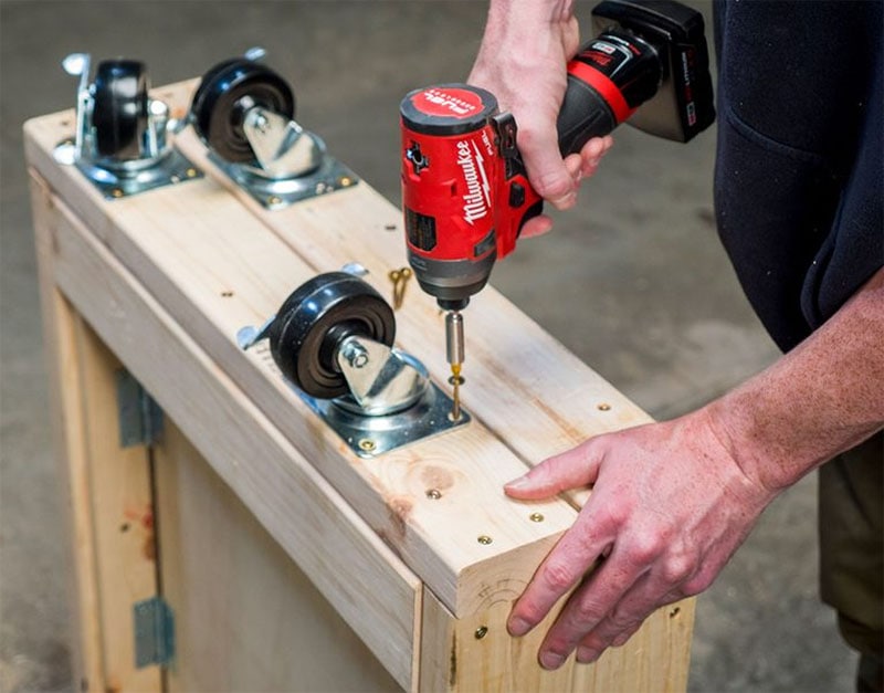 Folding Mobile Workbench from Family Handyman