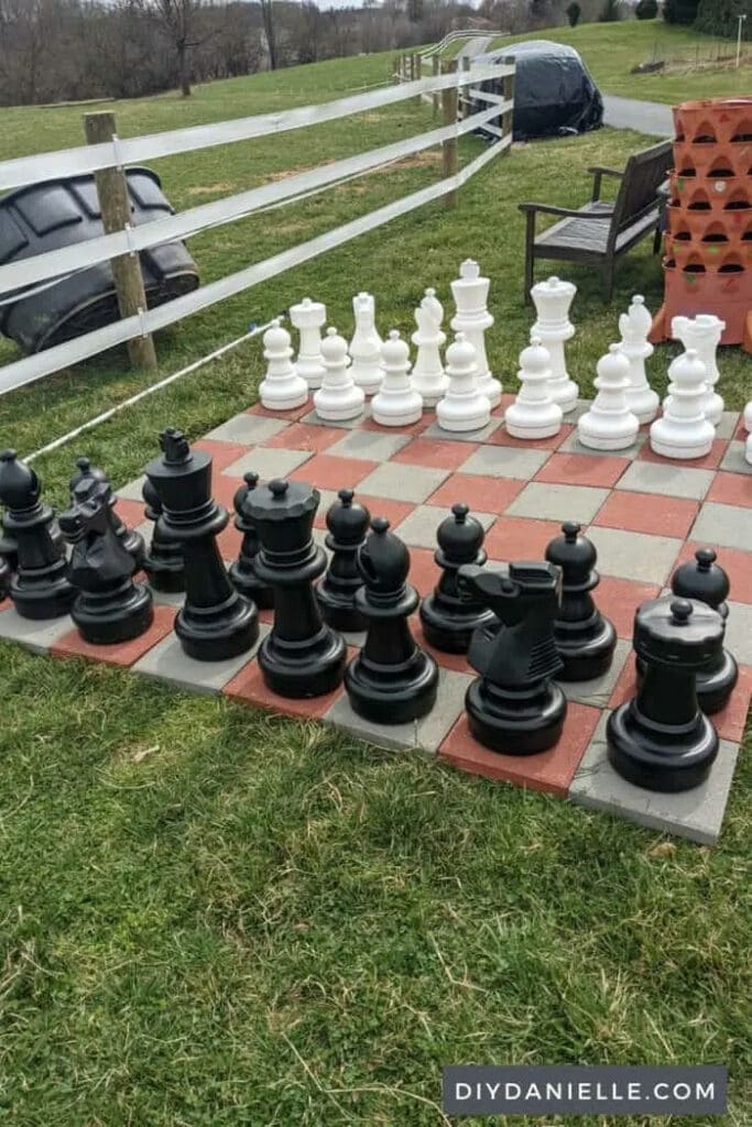 Giant Outdoor Chess Board