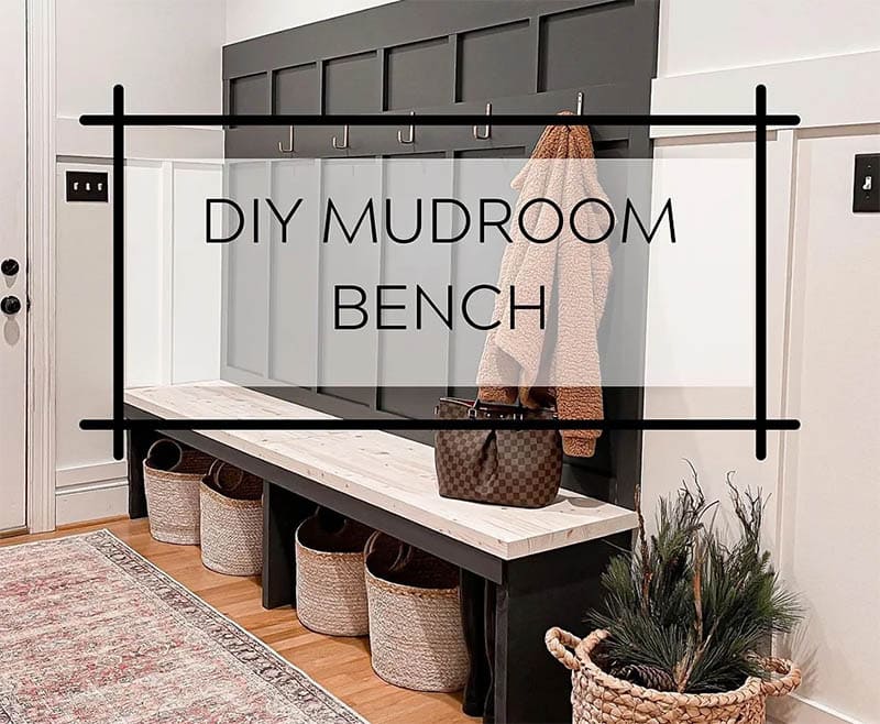 Sodini House DIY Mudroom Bench