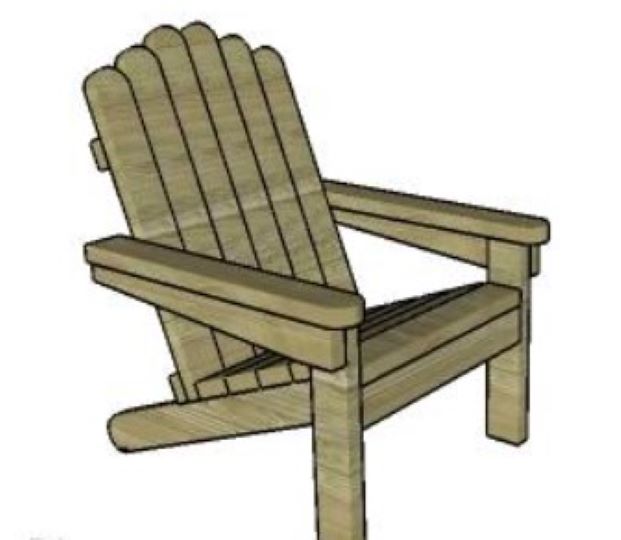 diy 2x4 adirondack chair plans