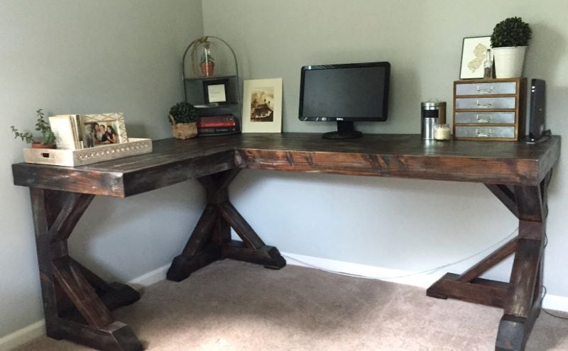diy corner desk