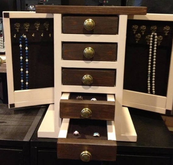 diy fancy jewelry box