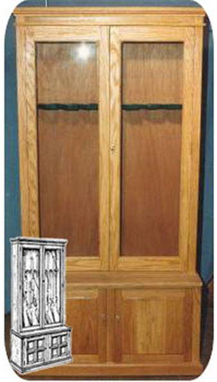 diy large eight-gun cabinet