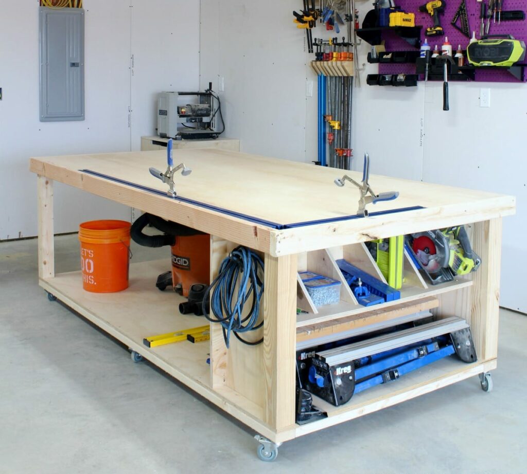 8 DIY Rolling Workbench Plans You Can Build Today (With Pictures ...