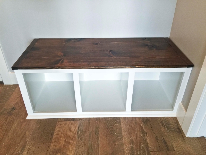 diy mudroom bench