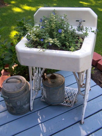 diy old cast iron sink