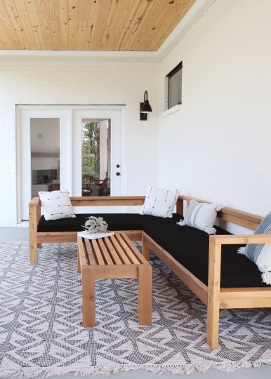 diy outdoor patio sectional