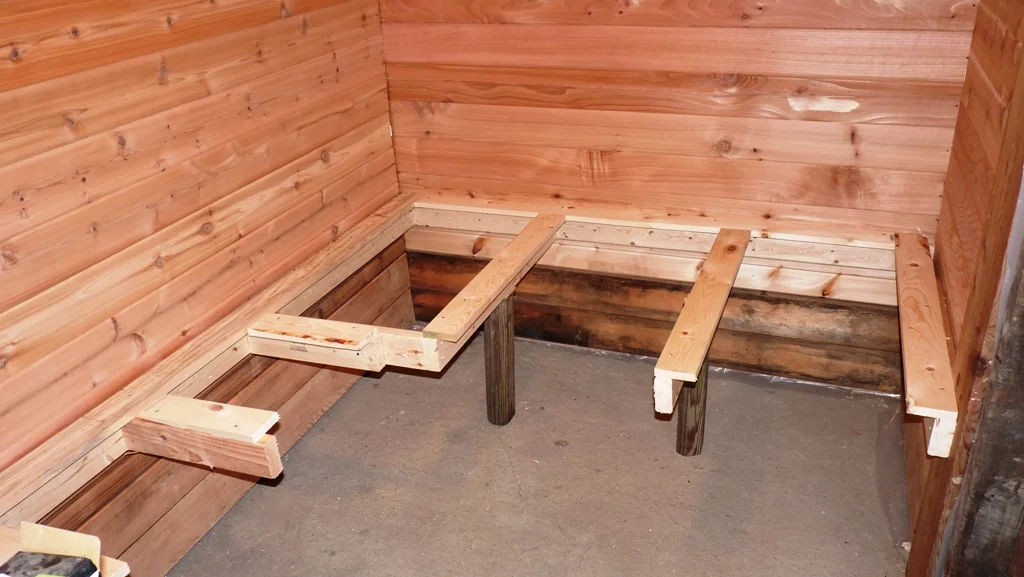 diy outdoor sauna