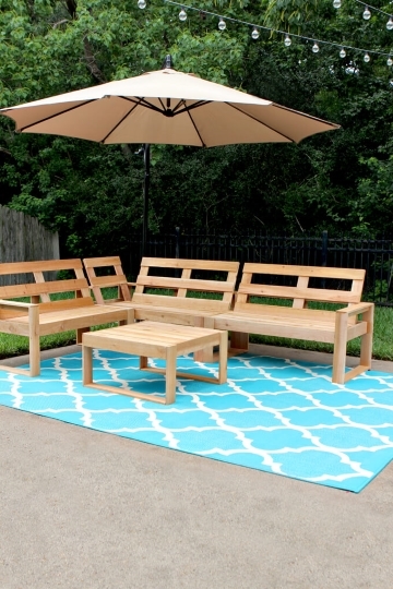 diy outdoor sectional