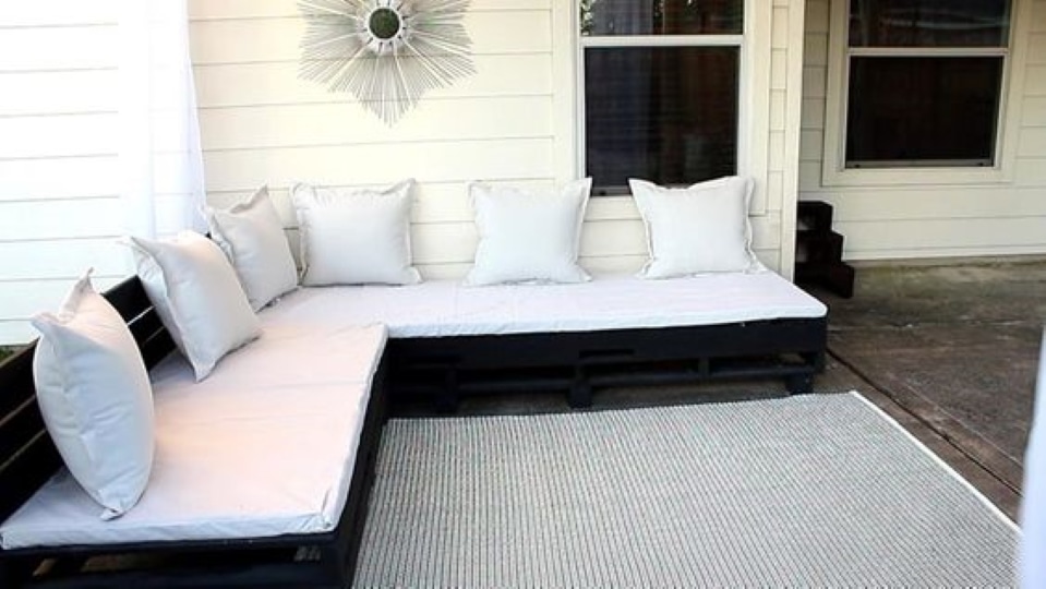 diy pallet furniture patio sectional