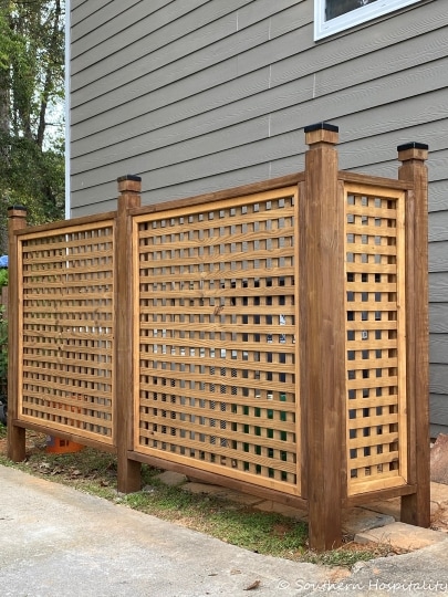 diy privacy screen fence