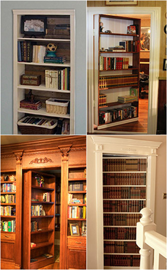 diy secret bookcase door