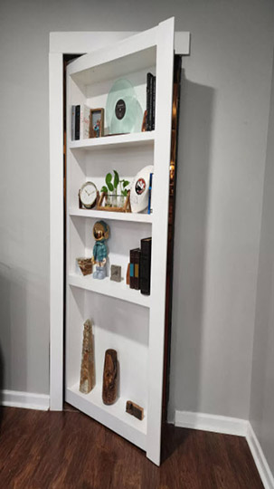 diy secret door bookcase